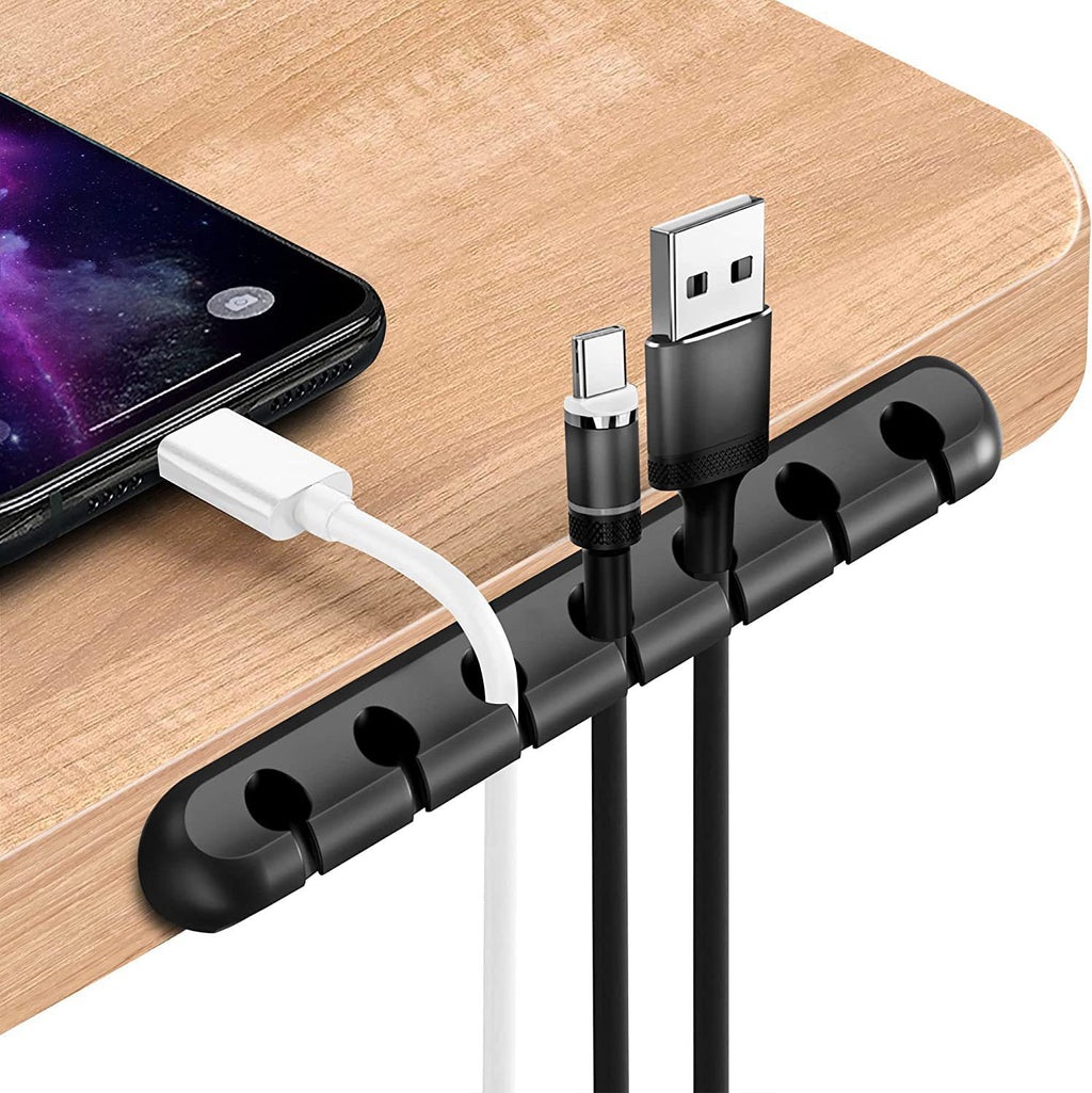 Kyneticx™ Pro Silicone Desktop Cable Organizer & Wire Management Clip