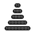 Kyneticx™ Pro Silicone Desktop Cable Organizer & Wire Management Clip